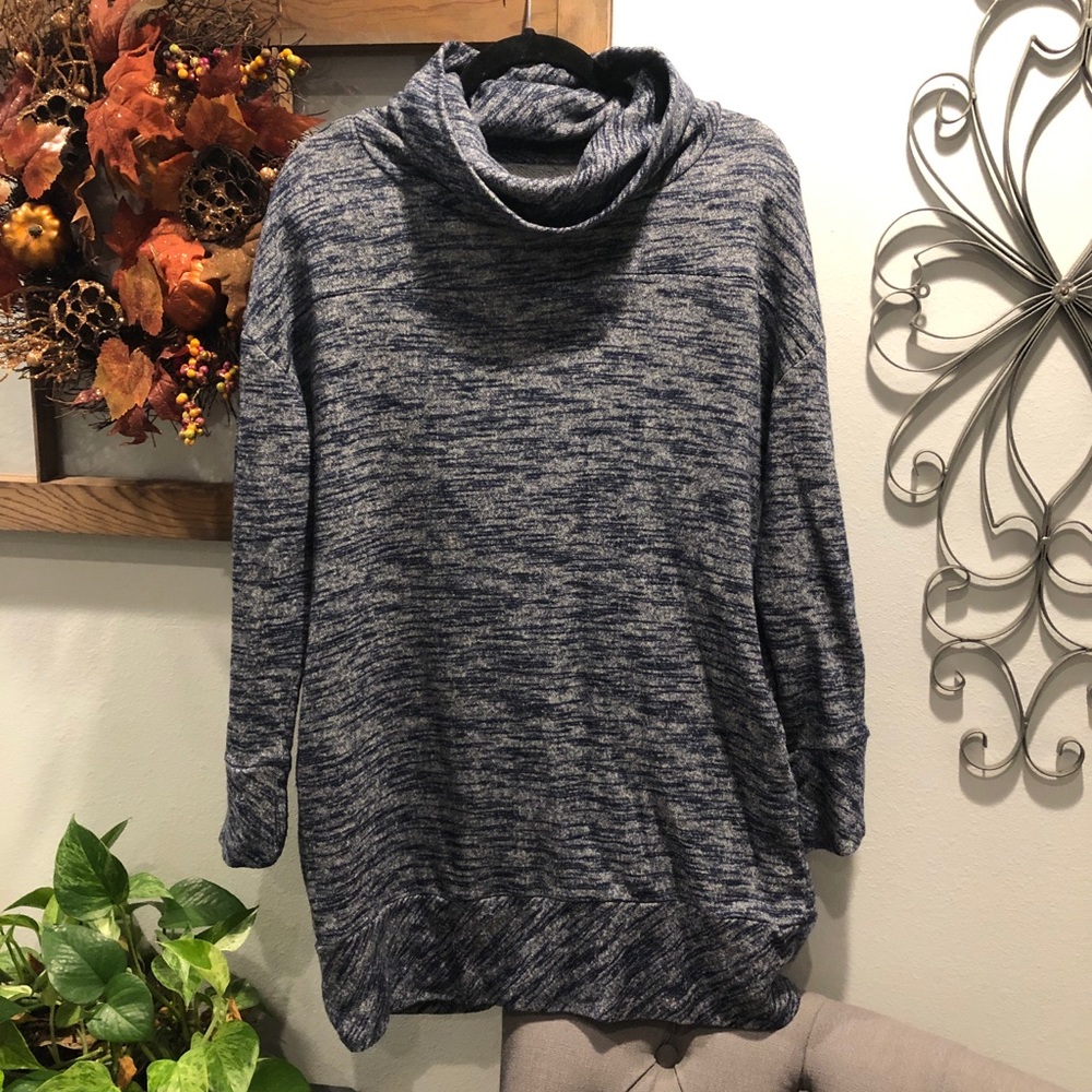 St. John's Bay Active Long Cowl Neck Sweater